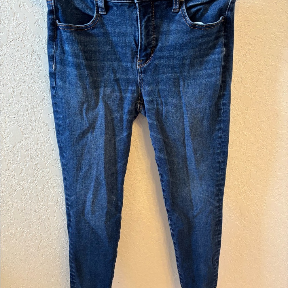 American Eagle Outfitters Dark Blue Skinny Jeans